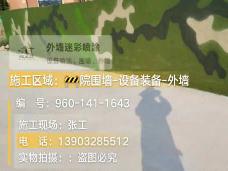 安顺 迷彩漆喷涂价格（按平方米计费）
